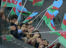 Bakıda idman gimnastikası üzrə Dünya Kuboku yarışlarının ikinci günü start götürüb. Azərbaycan, 20 fevral, 2016